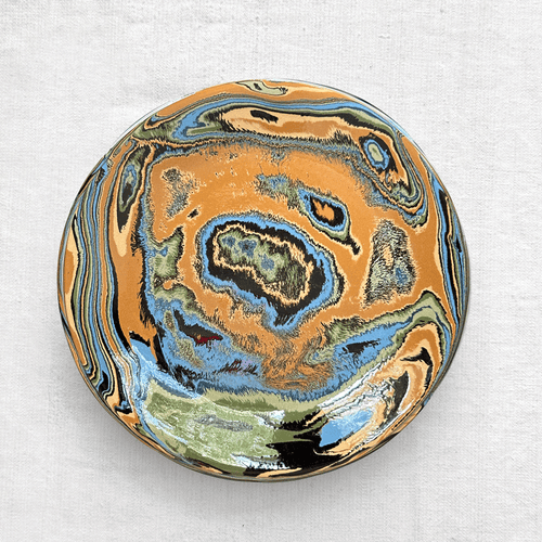 Marbled Dinner Plate in Papeete (S913)