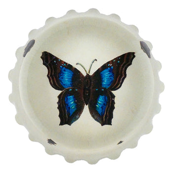 Blue Brown Butterfly - FINAL SALE