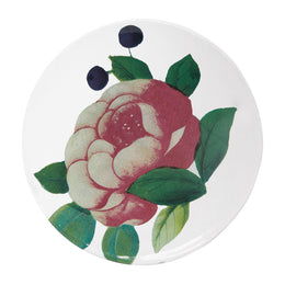 18th c Fan -  Voluptuous Rose Plate