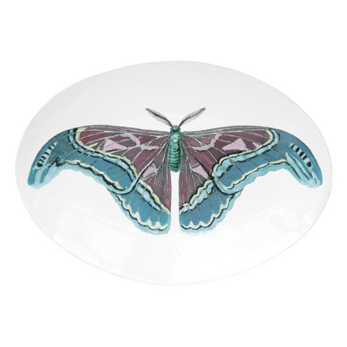 Butterfly Oval Platter