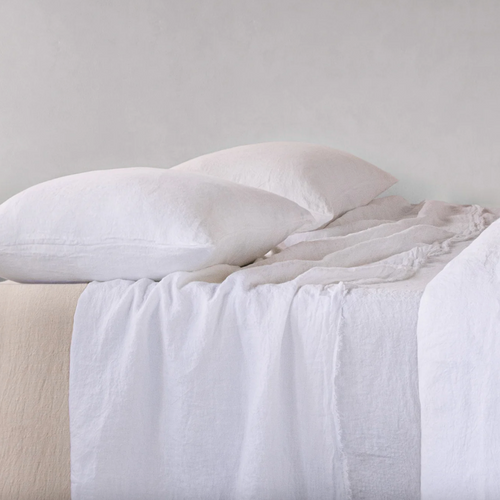 Set of 2 Flocca Linen Pillow Cases in Ayrton