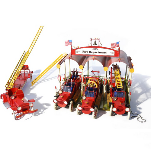Limited Edition Grand Fire Brigade Set of 4 Fire Engine Trucks