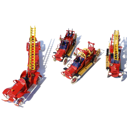 Limited Edition Grand Fire Brigade Set of 4 Fire Engine Trucks