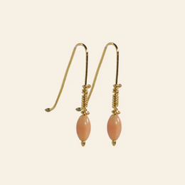 Baby Lure Earrings - Angel Skin Coral