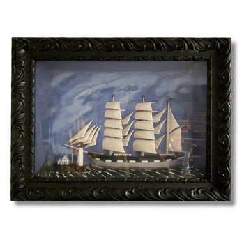 20th-century Ship Diorama
