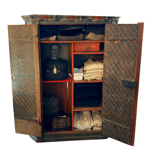 Early 19th-century Austrian Tyrolean Folk Art Cabinet