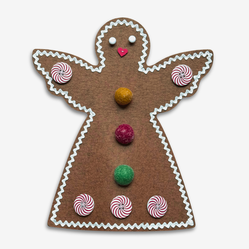 Felt Good(s) Wool Felt Angel Tree Topper