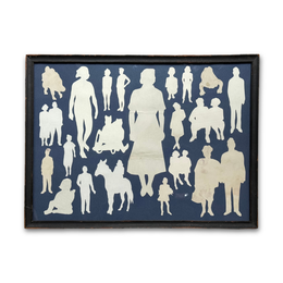 Framed Mike Miller Silhouette Collage #5