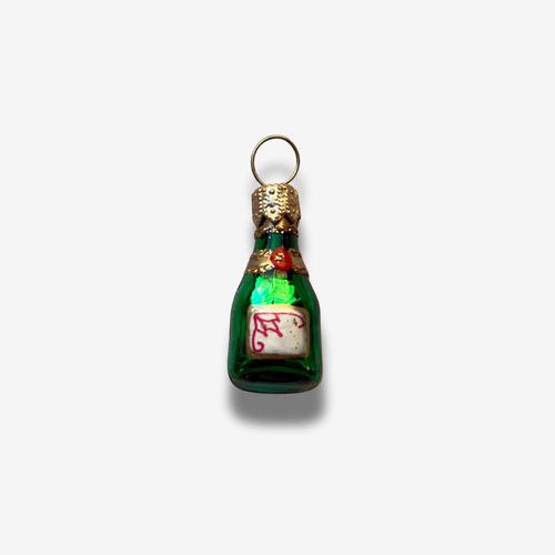 Nostalgic Mini Champagne Bottle Ornament
