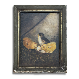 Early 20th-century Chicks Painting