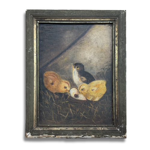 Early 20th-century Chicks Painting