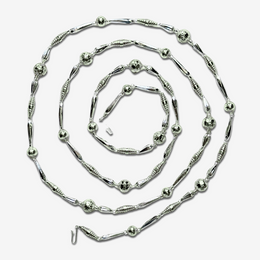 Silver Beaded Garland