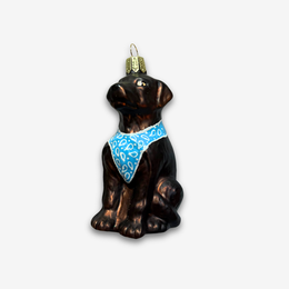 Black Labrador Ornament