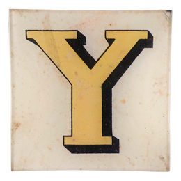 Block Letter Y - FINAL SALE