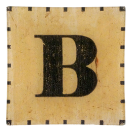 Red & White Letter B - FINAL SALE