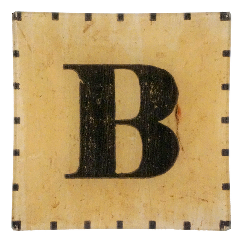 Red & White Letter B - FINAL SALE