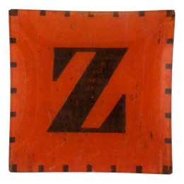 Red & White Letter Z - FINAL SALE
