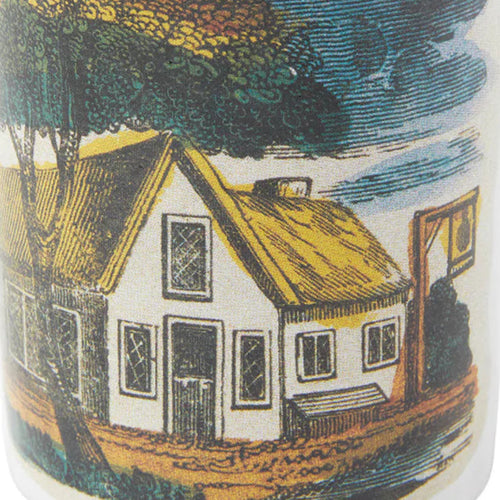 Vase with House Under Tree
