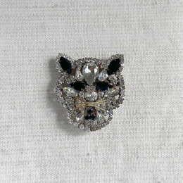 Panther Crystal Brooch
