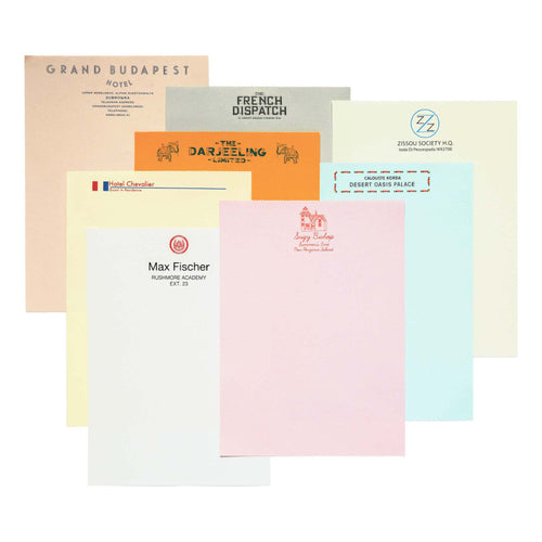 Wes Anderson Letter Paper Notepad #4