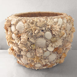 White Encrusted Vessel by Christopher D. Bassett