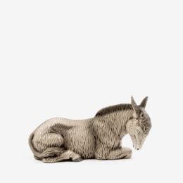 Lying Donkey Nativity Figure