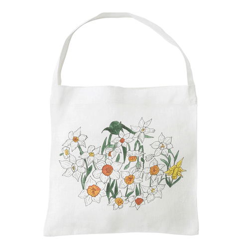 Isabelle Boinot Linen Tote - Daffodils