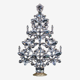 Clear Rhinestone Crystal Christmas Tree