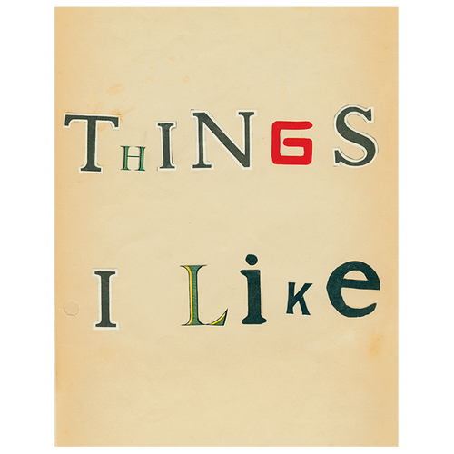 Things I Like (p 8)