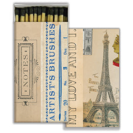 Artist Notes four inch matchbox with fifty sticks