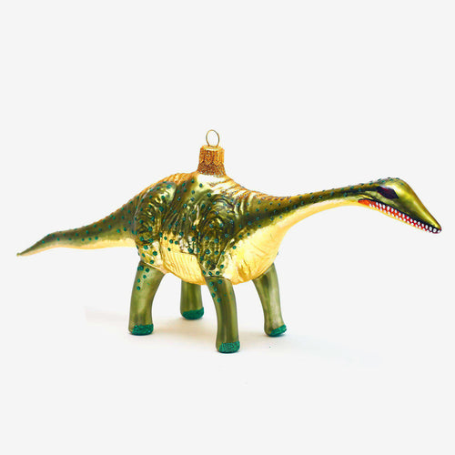 Green Brachiosaurus Ornament