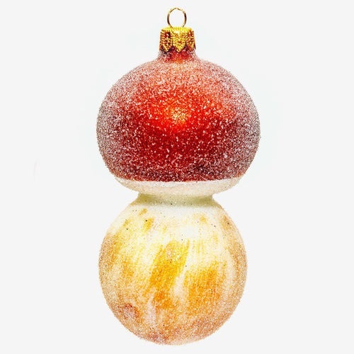 Brown & Tan Mushroom Ornament