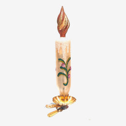 Pastel Brown Clip-On Candle Ornament