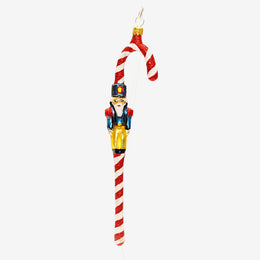 Nutcracker Candy Cane Ornament