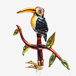 Toucan on Branch Clip-on Ornament