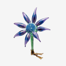 Purple Flower Clip-On Ornament