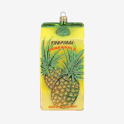 Pineapple Juice Carton Ornament