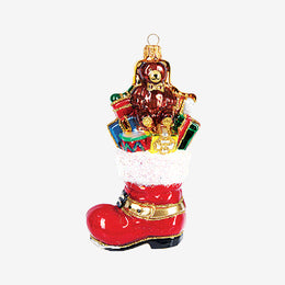 Santa's Boot Ornament