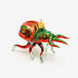 Copper & Green Beetle Ornament