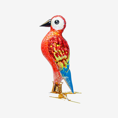 Multicolor Bird Clip-On Ornament