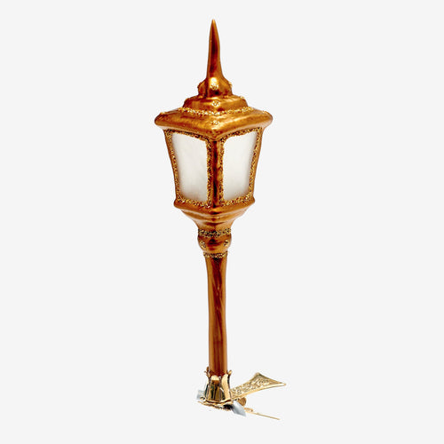Gold Lantern Clip-On Ornament