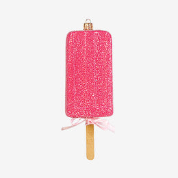 Strawberry Popsicle Ornament