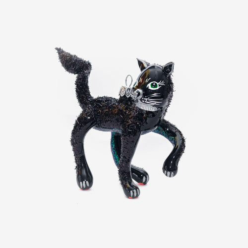 Large Black Cat Ornament