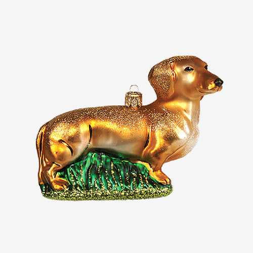 Brown Dachshund Ornament