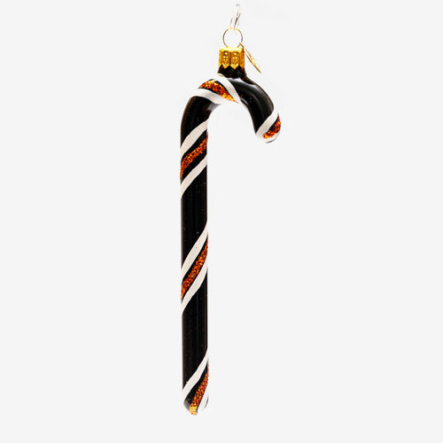 Black Candy Cane Ornament