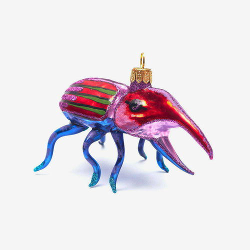 Purple & Blue Bug Ornament
