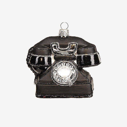 Vintage Rotary Telephone Ornament