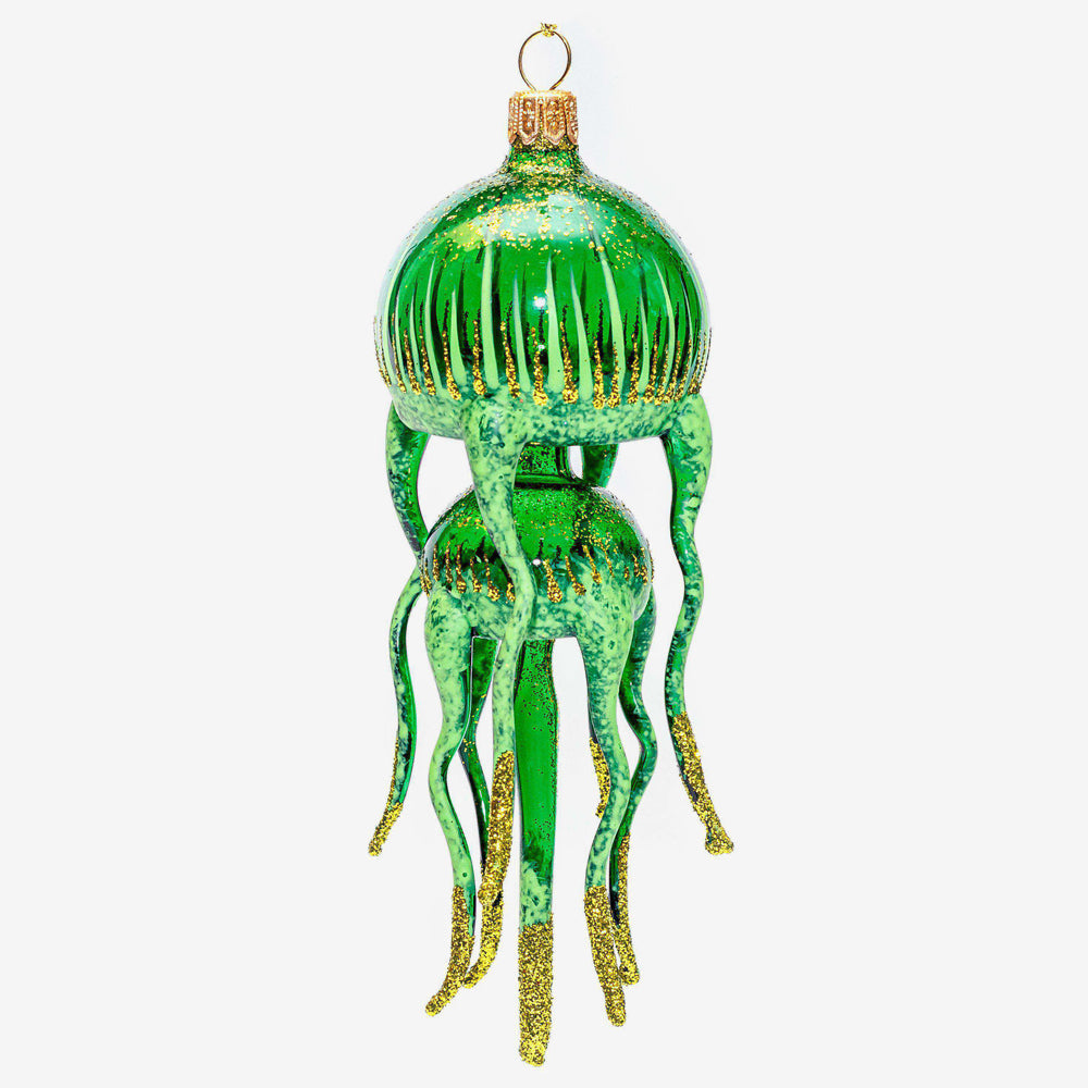 Green Jellyfish Ornament