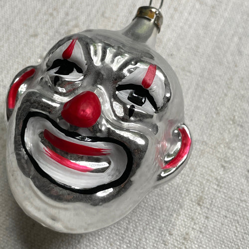 Nostalgic Clown Head  Ornament