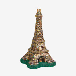Eiffel Tower in Gold Ornament